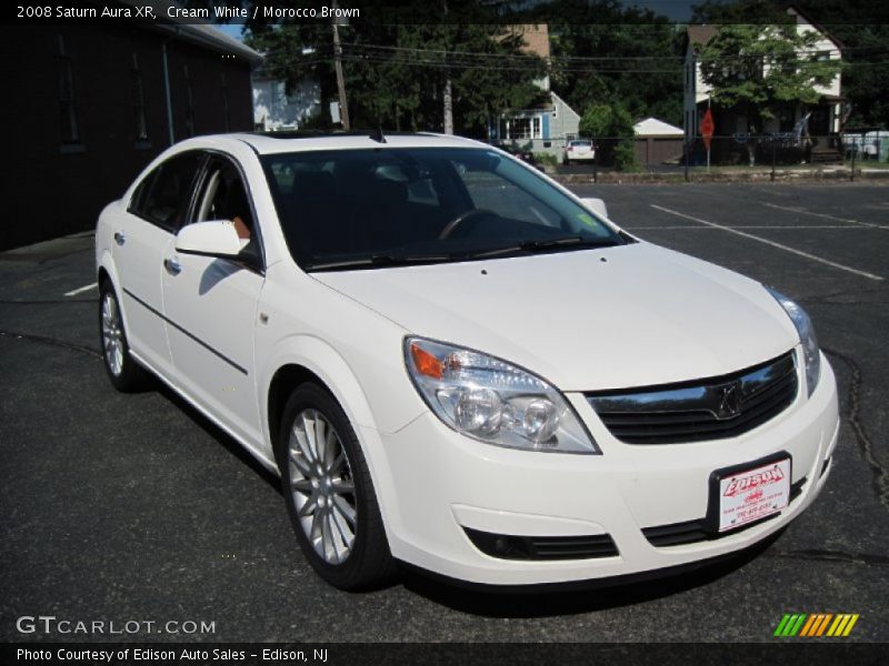 Cream White / Morocco Brown 2008 Saturn Aura XR