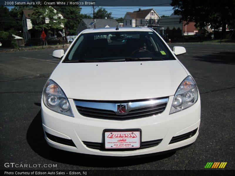 Cream White / Morocco Brown 2008 Saturn Aura XR