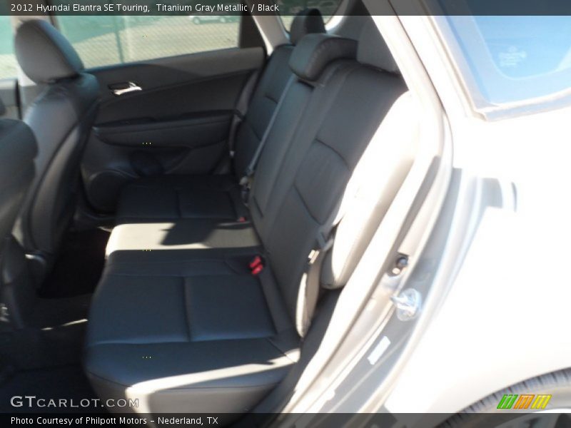 Titanium Gray Metallic / Black 2012 Hyundai Elantra SE Touring