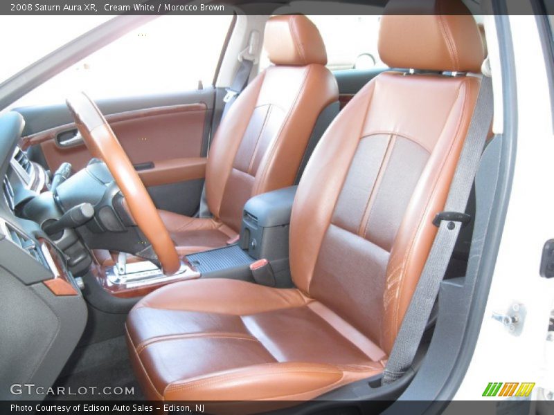 Cream White / Morocco Brown 2008 Saturn Aura XR