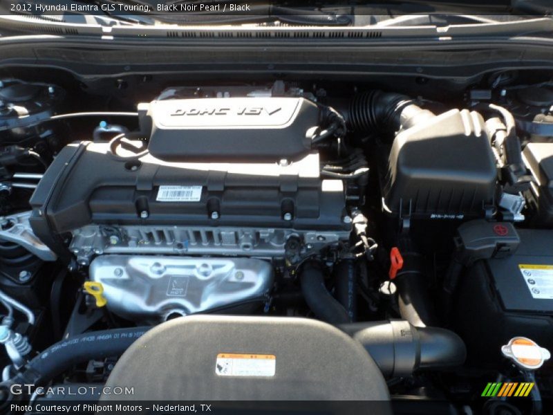 Black Noir Pearl / Black 2012 Hyundai Elantra GLS Touring