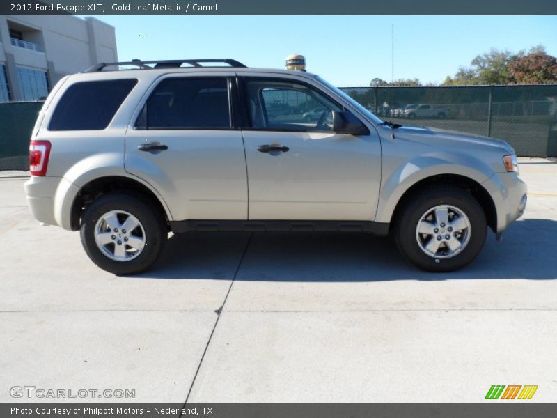 Gold Leaf Metallic / Camel 2012 Ford Escape XLT
