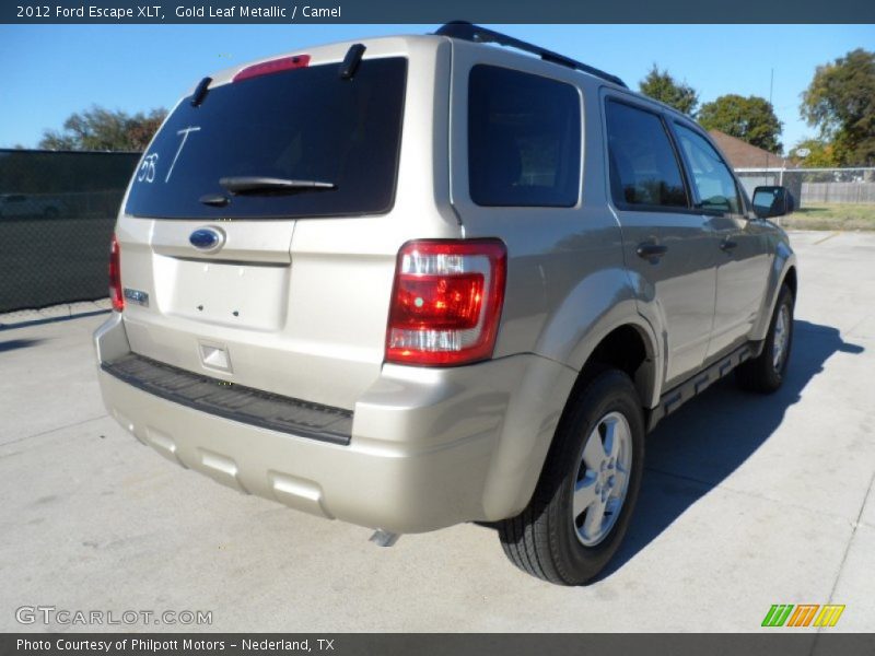Gold Leaf Metallic / Camel 2012 Ford Escape XLT