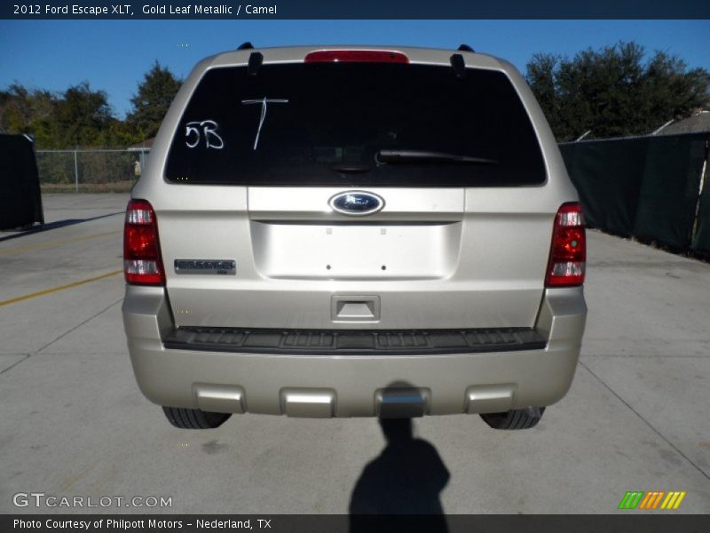 Gold Leaf Metallic / Camel 2012 Ford Escape XLT