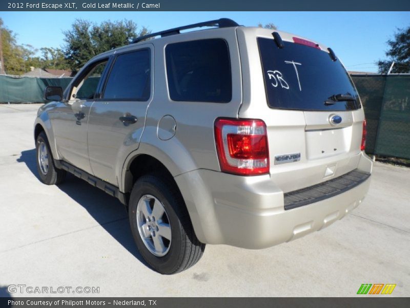 Gold Leaf Metallic / Camel 2012 Ford Escape XLT