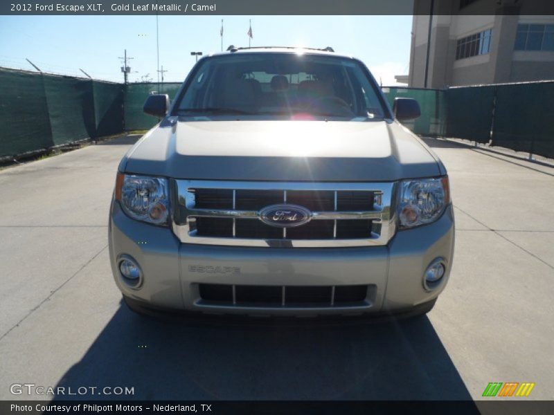 Gold Leaf Metallic / Camel 2012 Ford Escape XLT