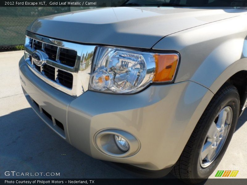 Gold Leaf Metallic / Camel 2012 Ford Escape XLT
