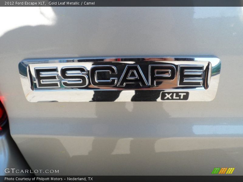 Gold Leaf Metallic / Camel 2012 Ford Escape XLT