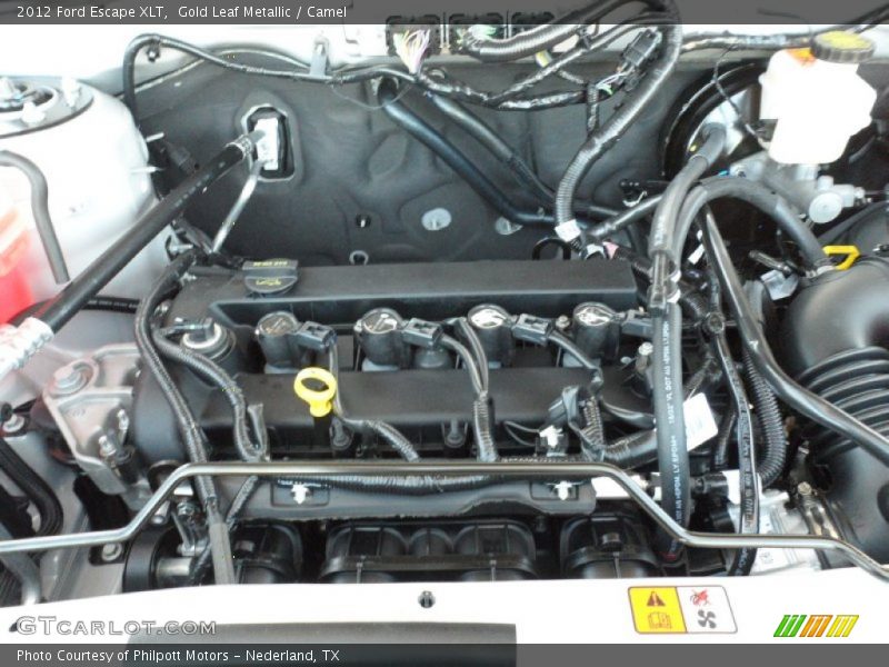 Gold Leaf Metallic / Camel 2012 Ford Escape XLT