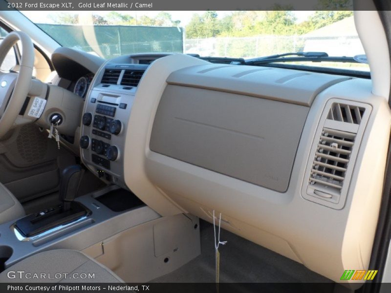 Gold Leaf Metallic / Camel 2012 Ford Escape XLT