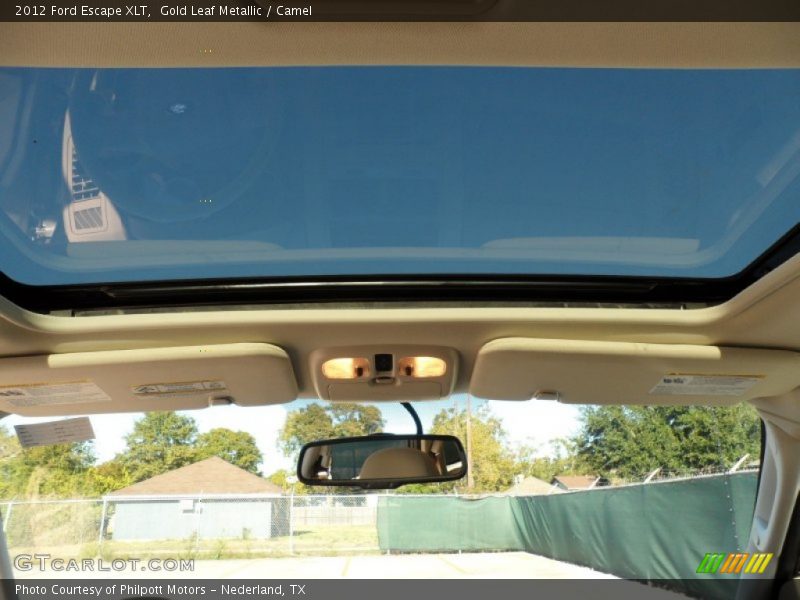 Gold Leaf Metallic / Camel 2012 Ford Escape XLT