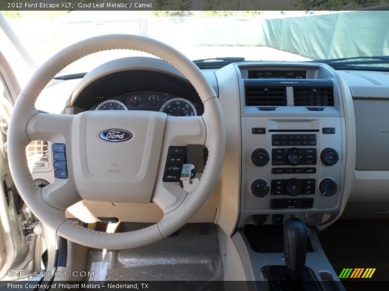 Gold Leaf Metallic / Camel 2012 Ford Escape XLT