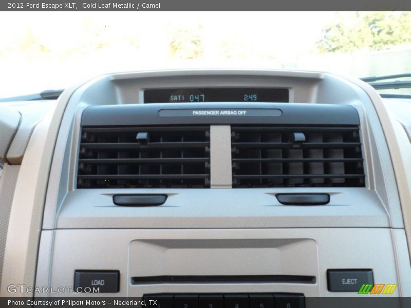 Gold Leaf Metallic / Camel 2012 Ford Escape XLT