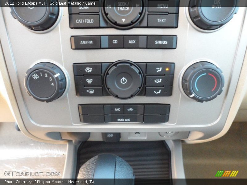 Gold Leaf Metallic / Camel 2012 Ford Escape XLT