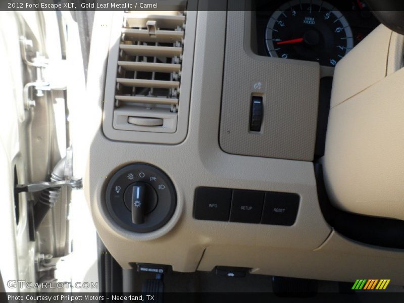Gold Leaf Metallic / Camel 2012 Ford Escape XLT