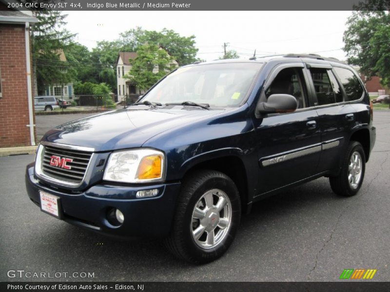 Indigo Blue Metallic / Medium Pewter 2004 GMC Envoy SLT 4x4
