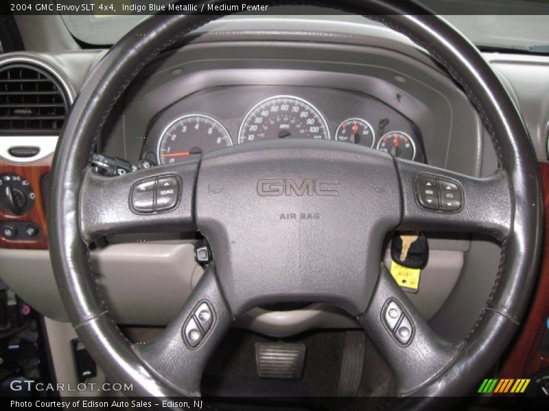 Indigo Blue Metallic / Medium Pewter 2004 GMC Envoy SLT 4x4