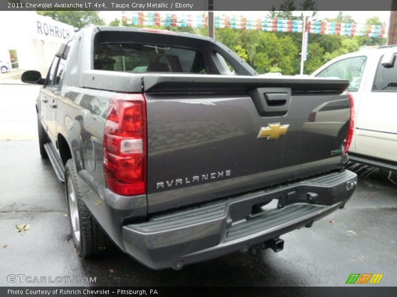 Taupe Gray Metallic / Ebony 2011 Chevrolet Avalanche LT 4x4