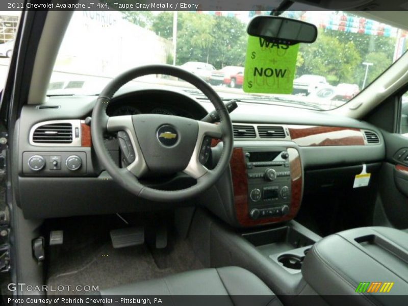 Taupe Gray Metallic / Ebony 2011 Chevrolet Avalanche LT 4x4