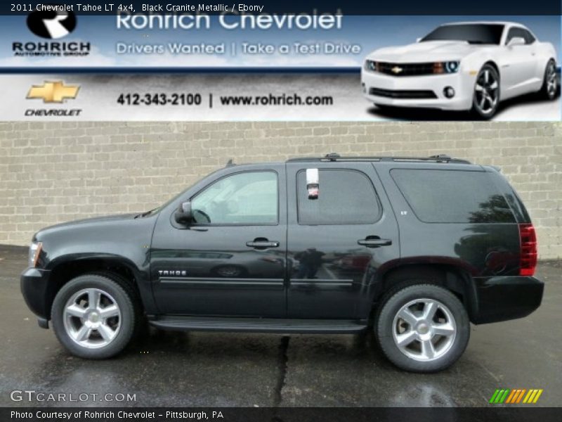 Black Granite Metallic / Ebony 2011 Chevrolet Tahoe LT 4x4