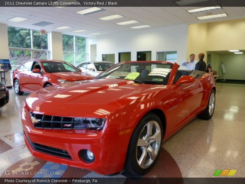 Victory Red / Black 2011 Chevrolet Camaro LT/RS Convertible