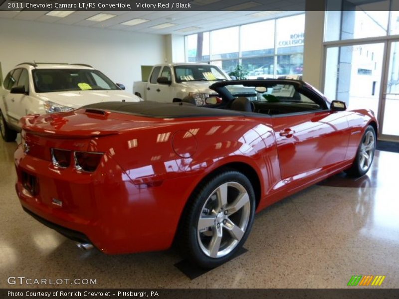 Victory Red / Black 2011 Chevrolet Camaro LT/RS Convertible