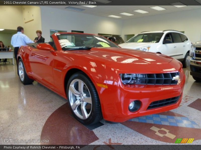 Victory Red / Black 2011 Chevrolet Camaro LT/RS Convertible