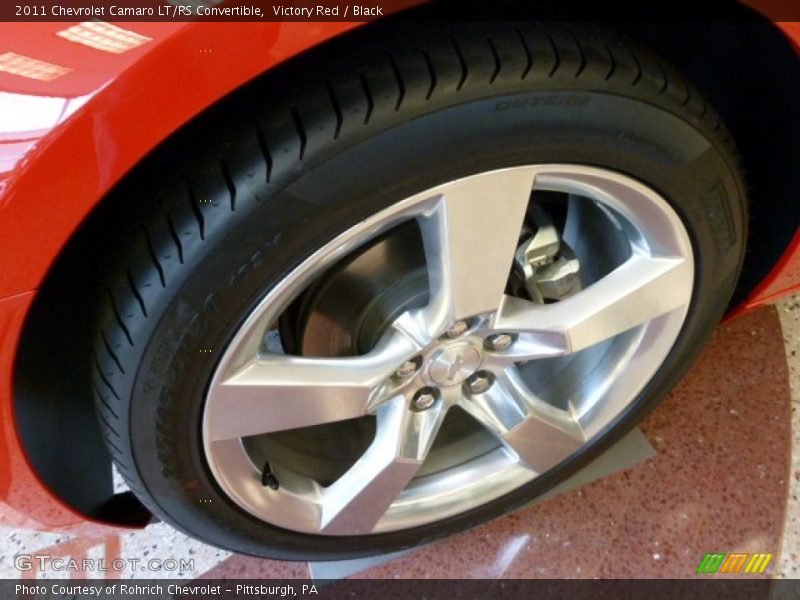 Victory Red / Black 2011 Chevrolet Camaro LT/RS Convertible