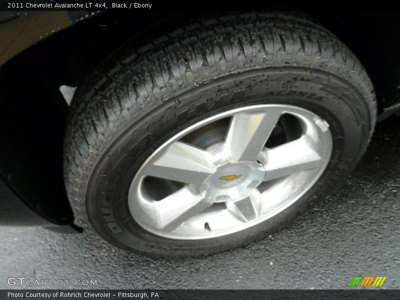 Black / Ebony 2011 Chevrolet Avalanche LT 4x4