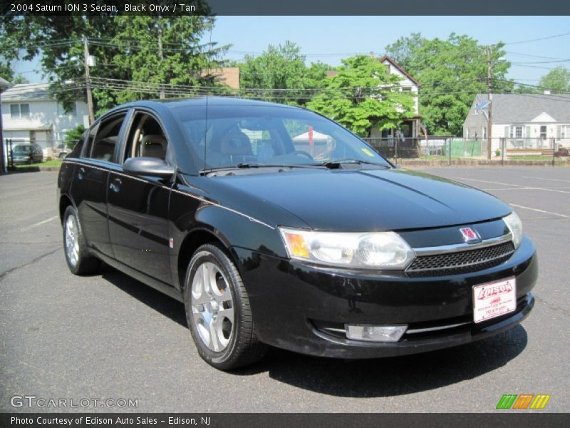 Black Onyx / Tan 2004 Saturn ION 3 Sedan