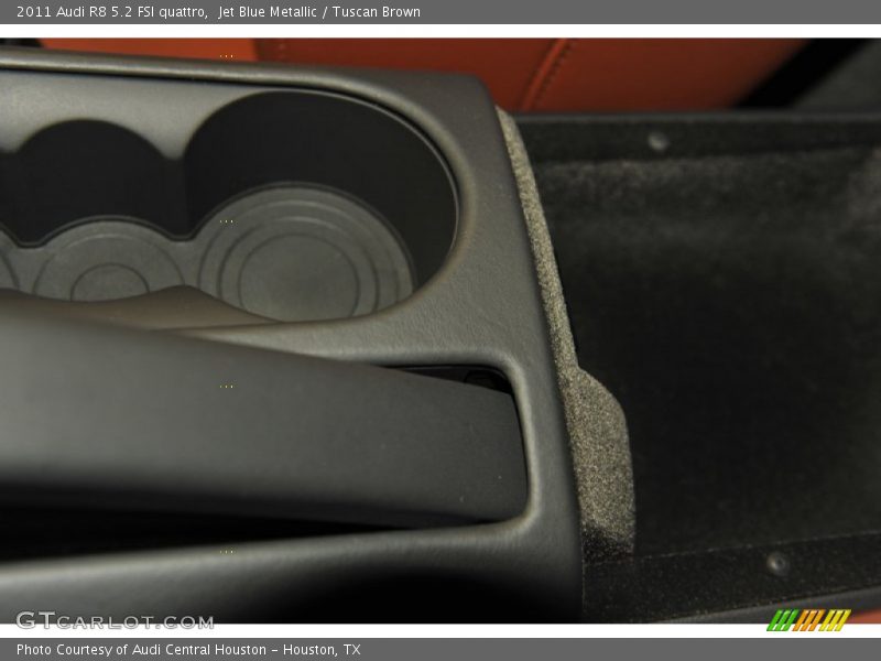 Jet Blue Metallic / Tuscan Brown 2011 Audi R8 5.2 FSI quattro