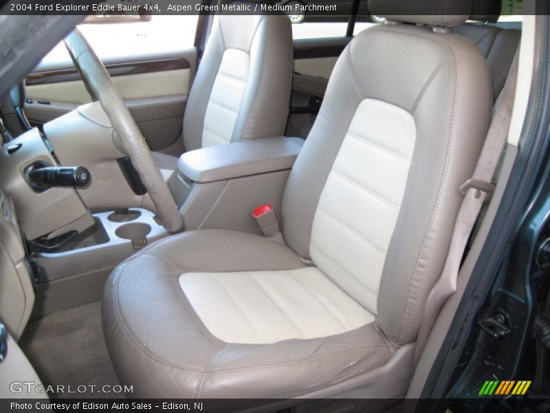 Aspen Green Metallic / Medium Parchment 2004 Ford Explorer Eddie Bauer 4x4