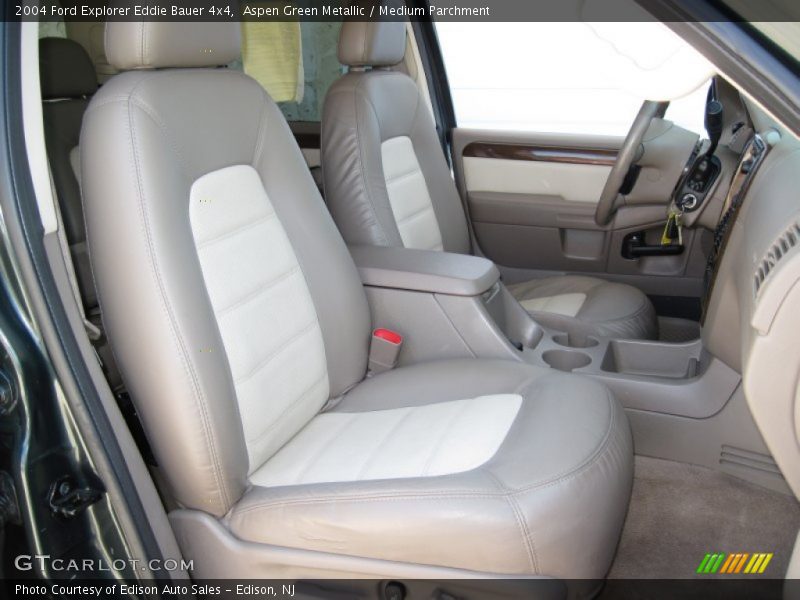 Aspen Green Metallic / Medium Parchment 2004 Ford Explorer Eddie Bauer 4x4