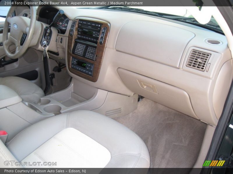 Aspen Green Metallic / Medium Parchment 2004 Ford Explorer Eddie Bauer 4x4