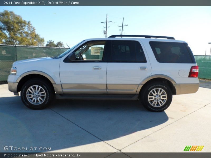Oxford White / Camel 2011 Ford Expedition XLT