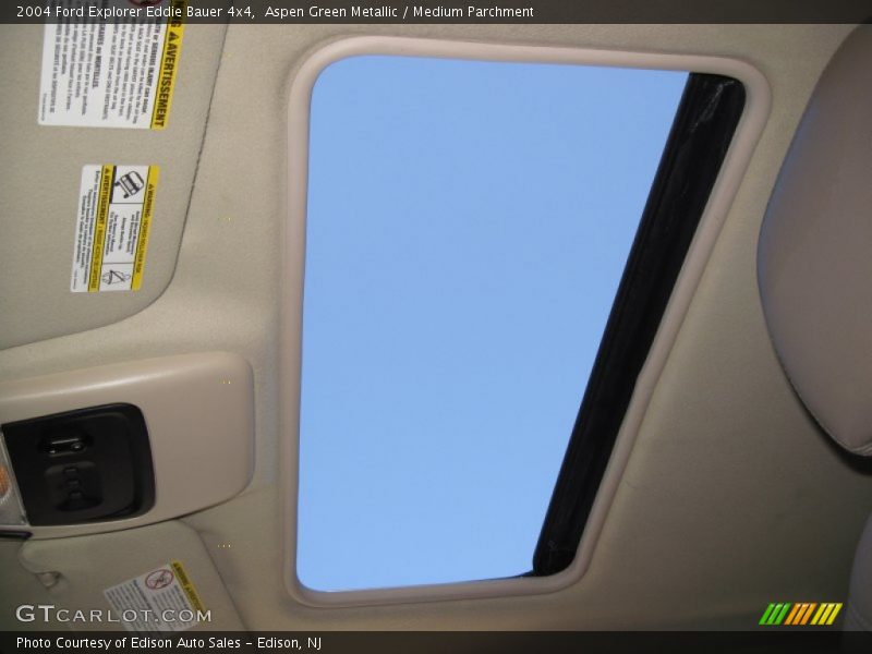 Aspen Green Metallic / Medium Parchment 2004 Ford Explorer Eddie Bauer 4x4
