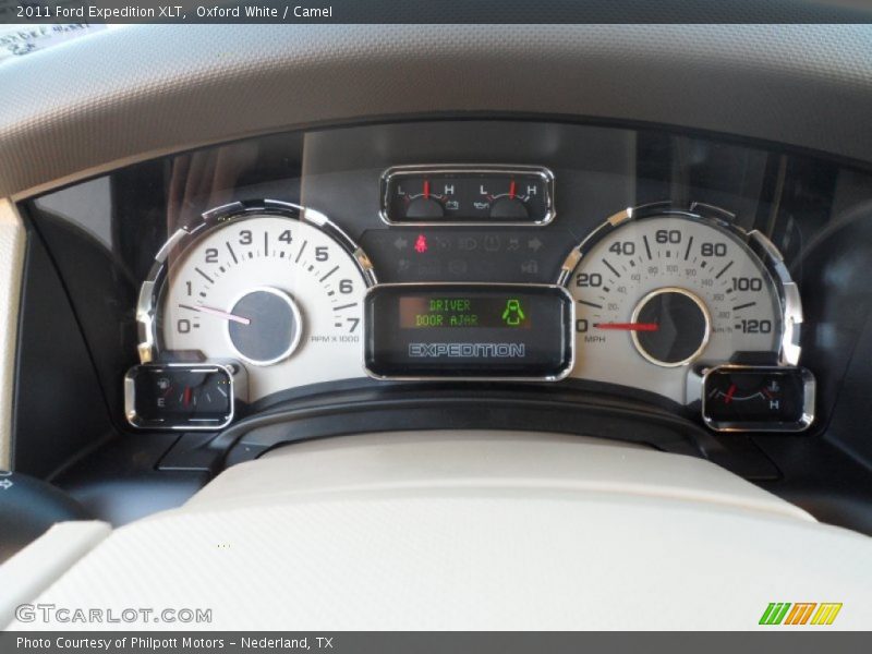 Oxford White / Camel 2011 Ford Expedition XLT