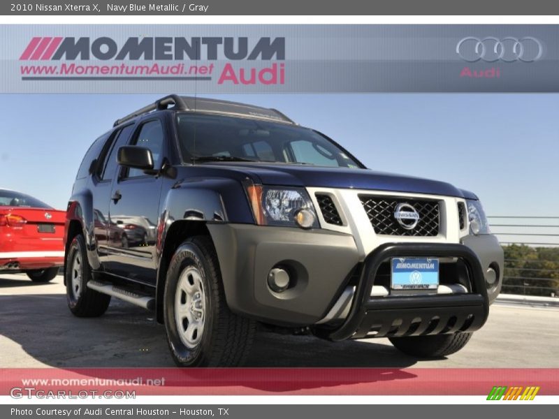 Navy Blue Metallic / Gray 2010 Nissan Xterra X