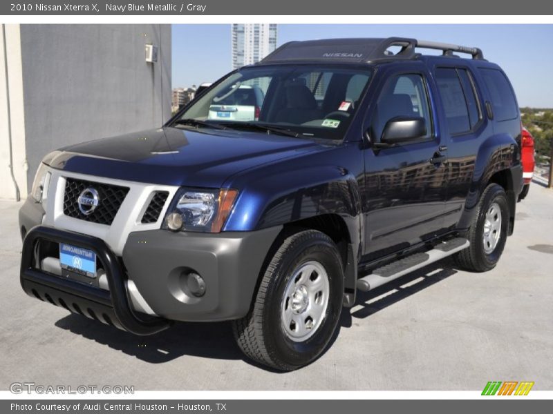 Navy Blue Metallic / Gray 2010 Nissan Xterra X