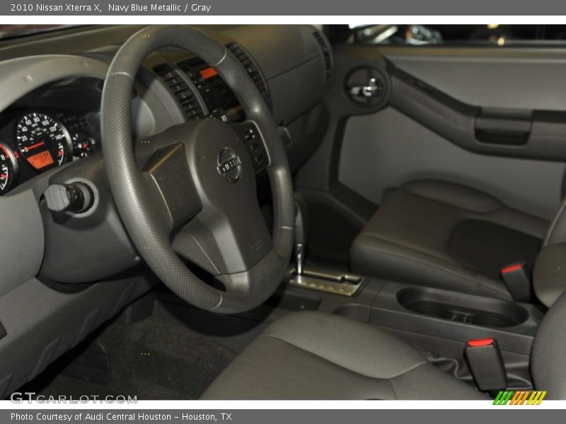 Navy Blue Metallic / Gray 2010 Nissan Xterra X
