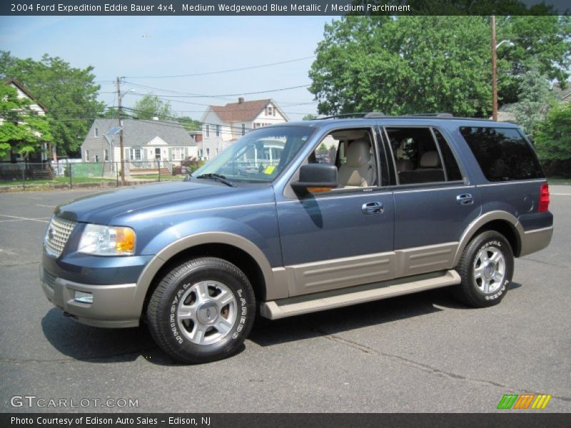 Medium Wedgewood Blue Metallic / Medium Parchment 2004 Ford Expedition Eddie Bauer 4x4