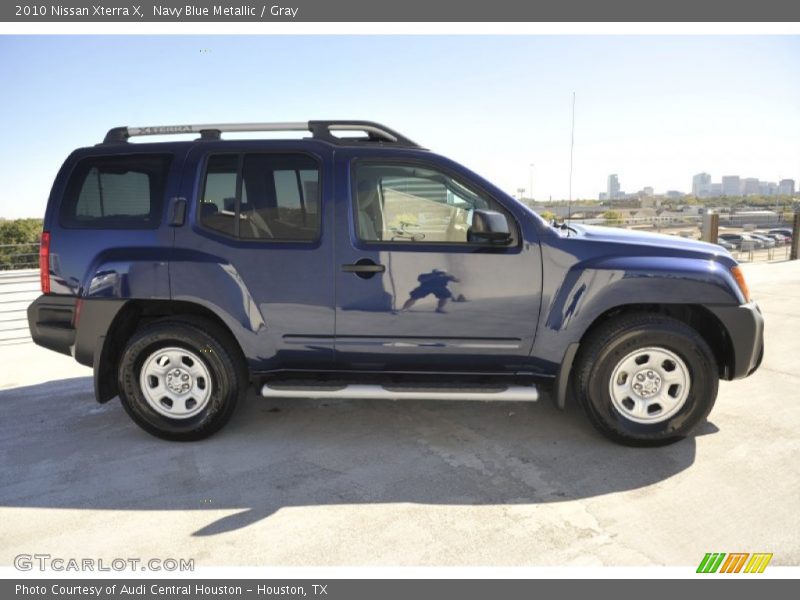 Navy Blue Metallic / Gray 2010 Nissan Xterra X