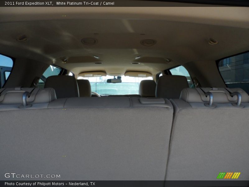 White Platinum Tri-Coat / Camel 2011 Ford Expedition XLT