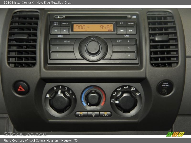 Navy Blue Metallic / Gray 2010 Nissan Xterra X