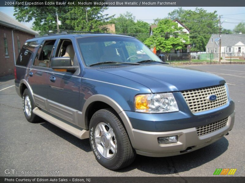 Medium Wedgewood Blue Metallic / Medium Parchment 2004 Ford Expedition Eddie Bauer 4x4