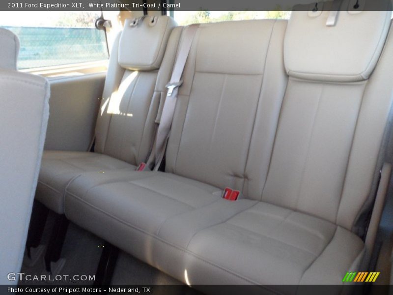 White Platinum Tri-Coat / Camel 2011 Ford Expedition XLT