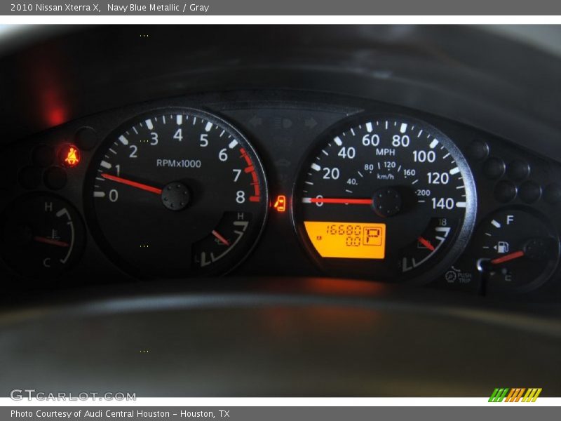 Navy Blue Metallic / Gray 2010 Nissan Xterra X