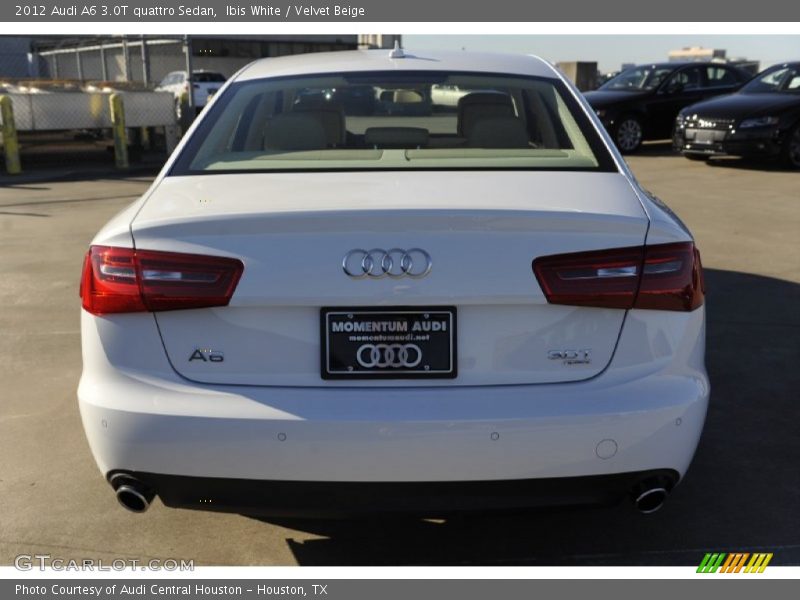 Ibis White / Velvet Beige 2012 Audi A6 3.0T quattro Sedan