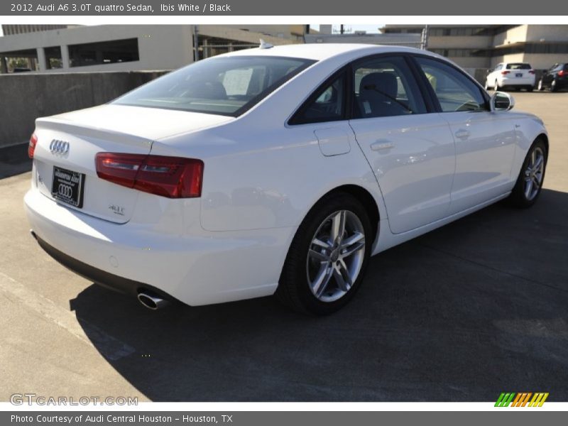 Ibis White / Black 2012 Audi A6 3.0T quattro Sedan
