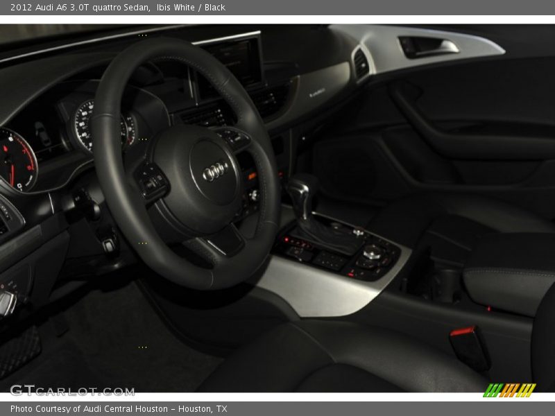 Ibis White / Black 2012 Audi A6 3.0T quattro Sedan